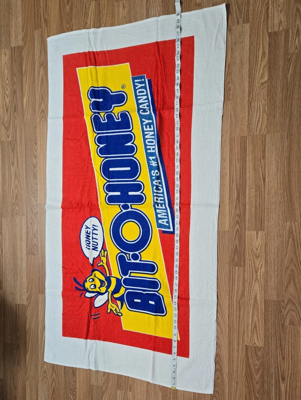 Vintage 90s Bit O Honey Logo Beach Towel